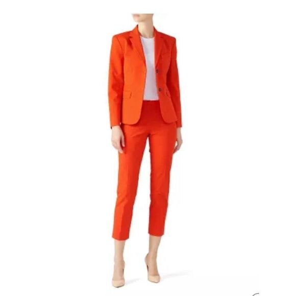Theory fire opal shrunken Blazer 2 - Picture 10 of 10